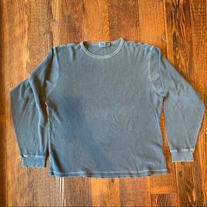 JCREW blue thermal long sleeve // Sz L